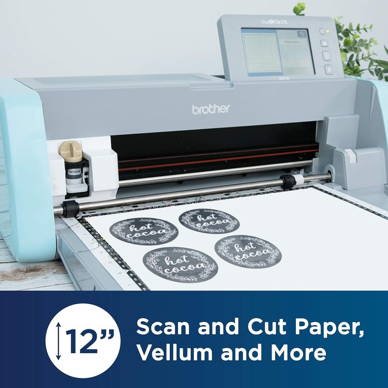 brother ScanNCut DX Mat CADXMATLOW12, 12" x 12" Low Tack Adhesive for Thin and Delicate Materials, Replacement Accessory - Image 4